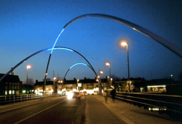 Blue arches bridge